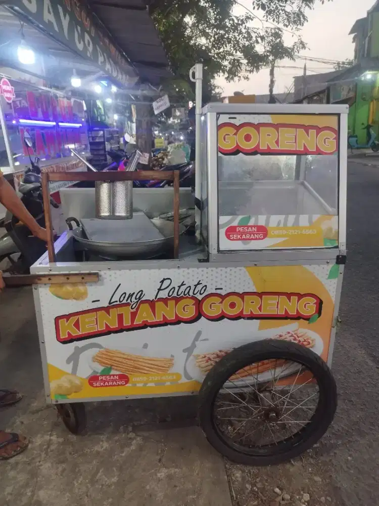 GEROBAK BEKAS LONG POTATO40000
