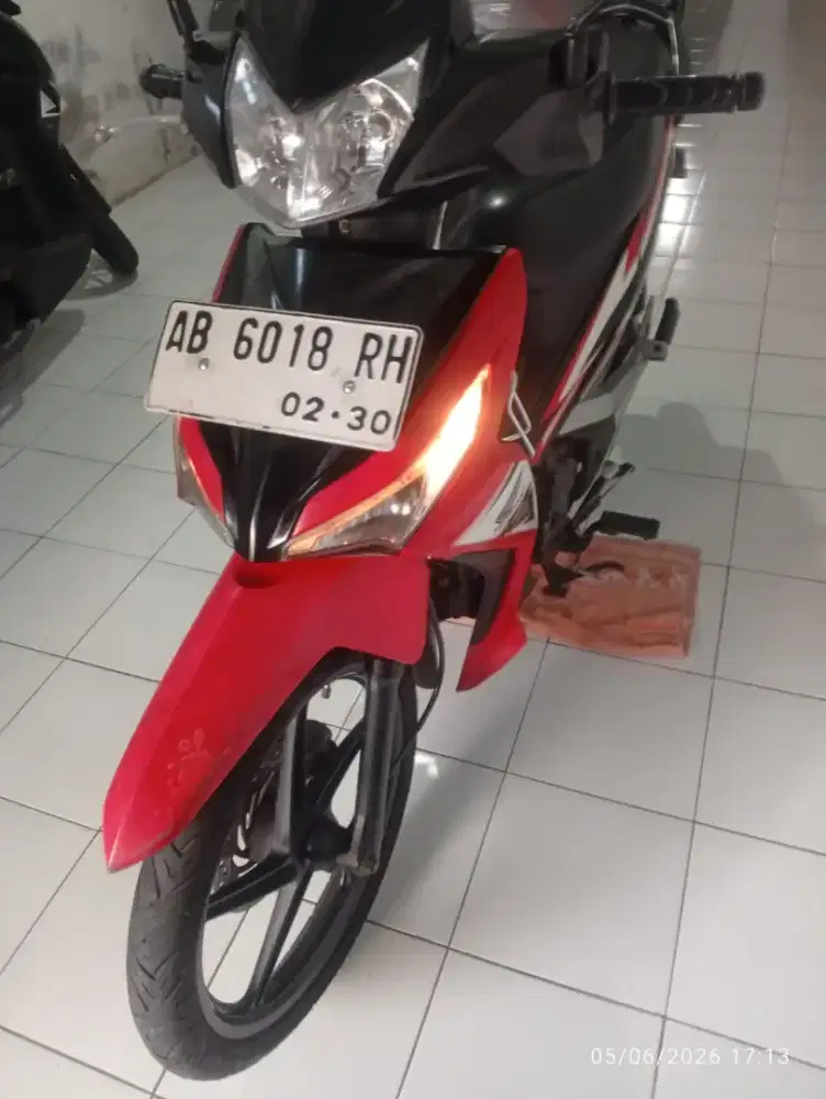 Supra 125 THN 2015 plat AB kota