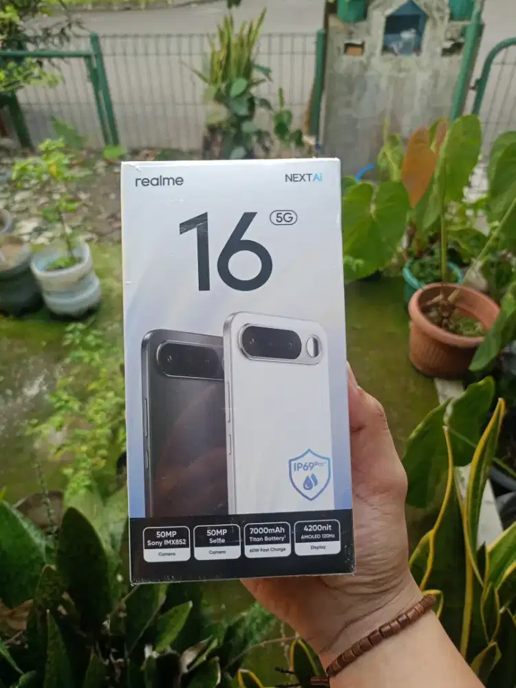 Jual realme 16 5G 8 256 baru masih segel