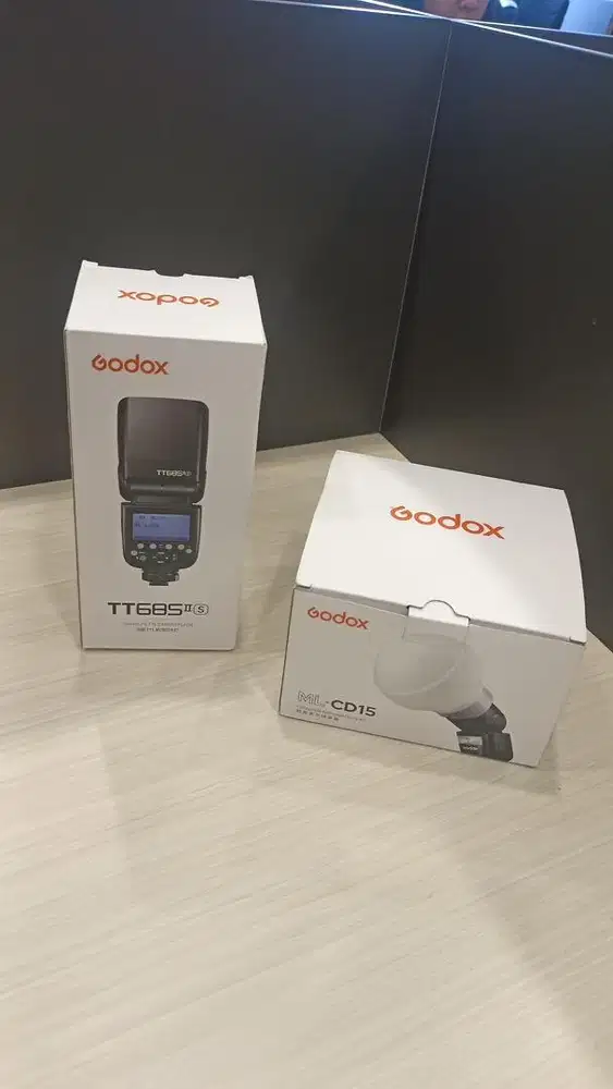 Godox Camera Flash TT685 II S & Godox ML-CD15 Doffusion Dome