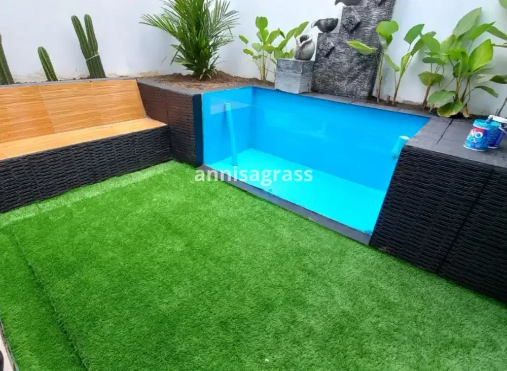 Tipe Swiss Standar 3cm - Rumput Sintetis Murah