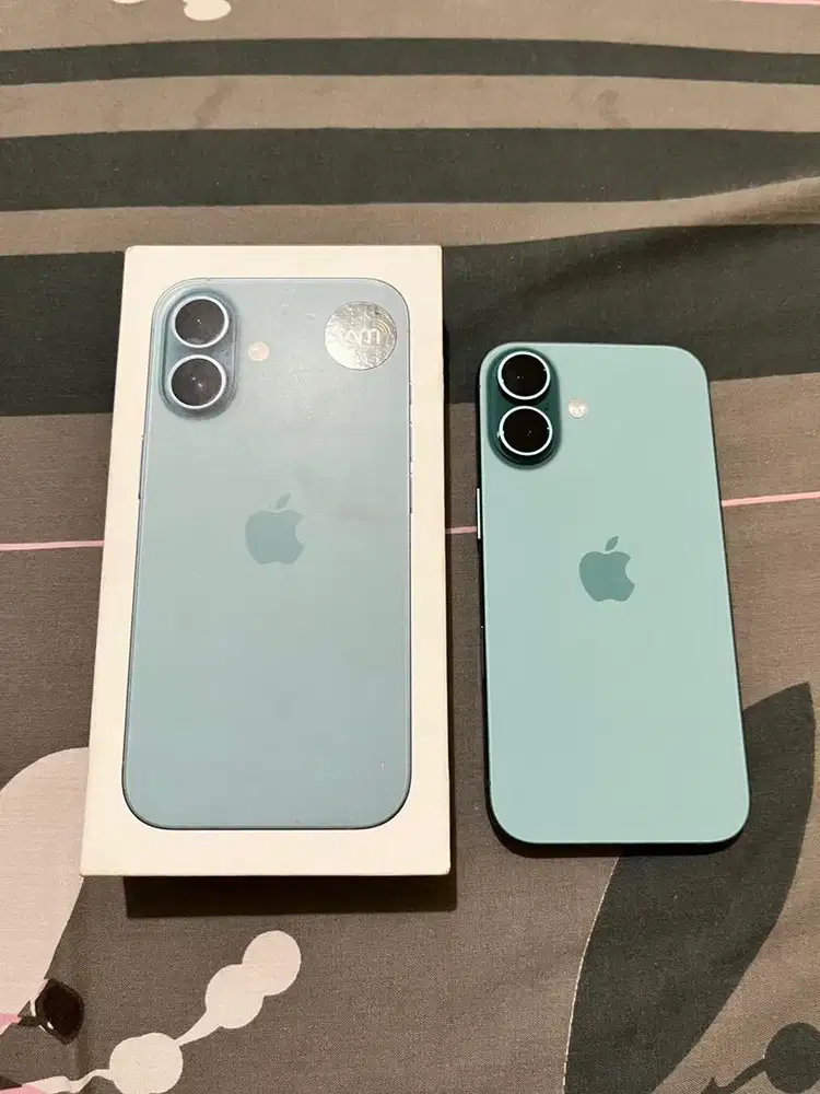 IPHONE 16 128GB TEAL IBOX GARANSI ON