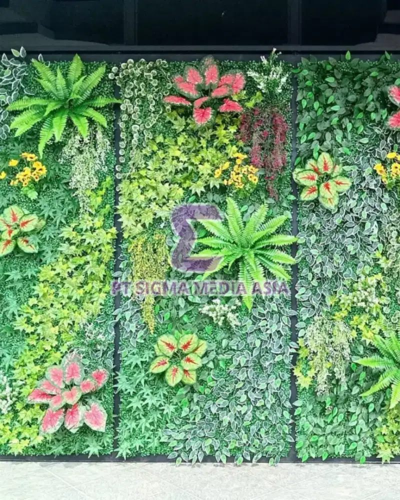 Rumput Sintetis Taman Vertikal Untuk Pagar