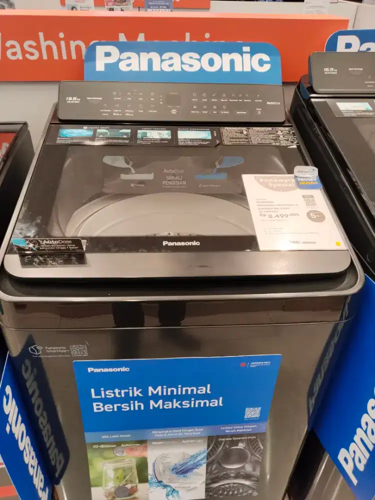 MESIN CUCI PANASONIC TOP LOAD 13,5KG