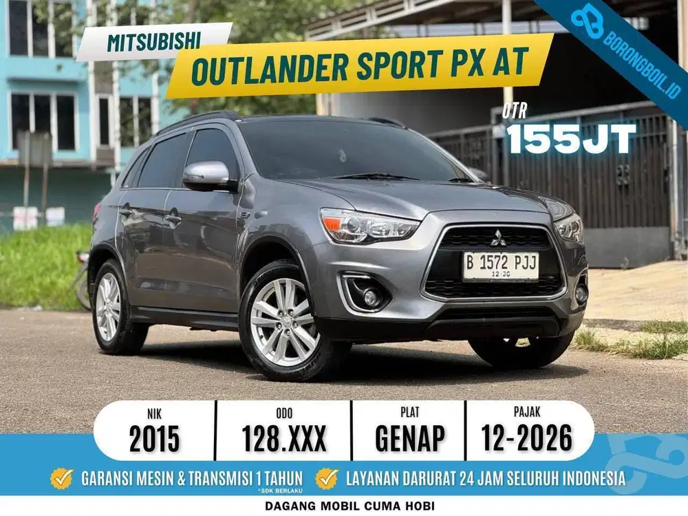 MITSUBISHI OUTLANDER SPORT PX AT 2015 PAJAK PANJANG