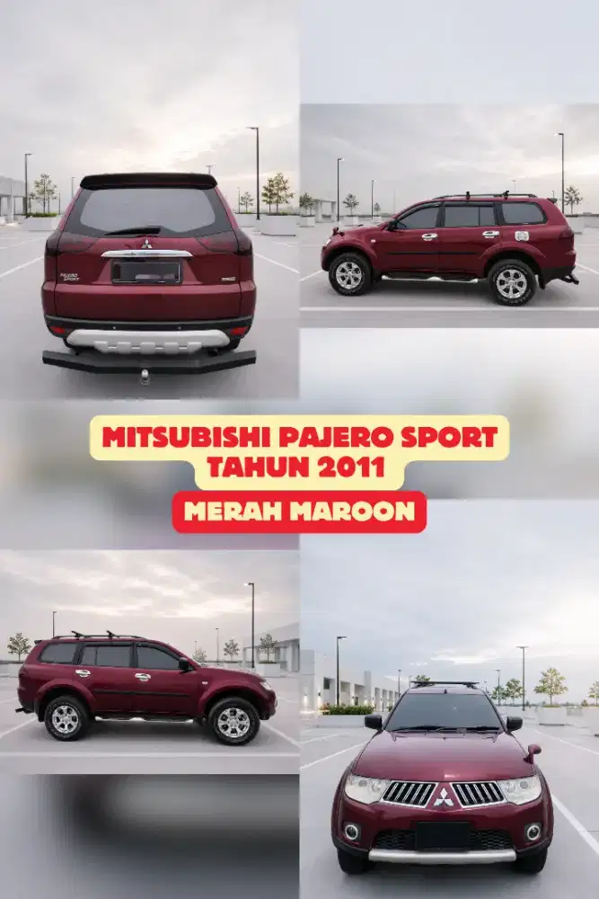 Mitsubishi Pajero Sport 2011 Merah Maroon