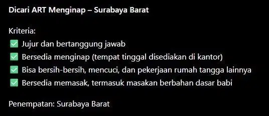 ART Menginap (Royal residence)