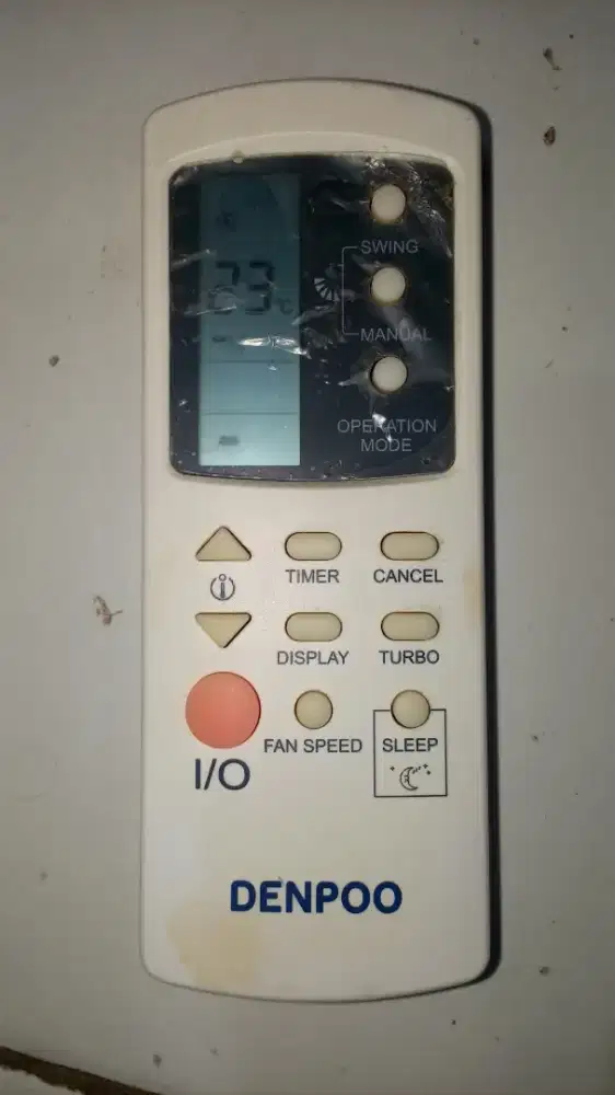 REMOT AC DENPOO ORIGINAL LIKE NEW