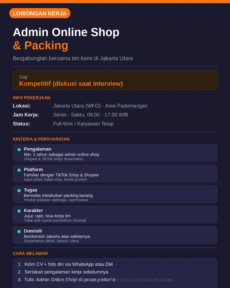 ADMIN ONLINE SHOP