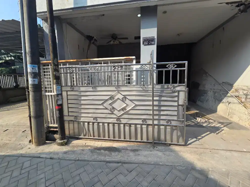 pagar dan reil tangga stainless