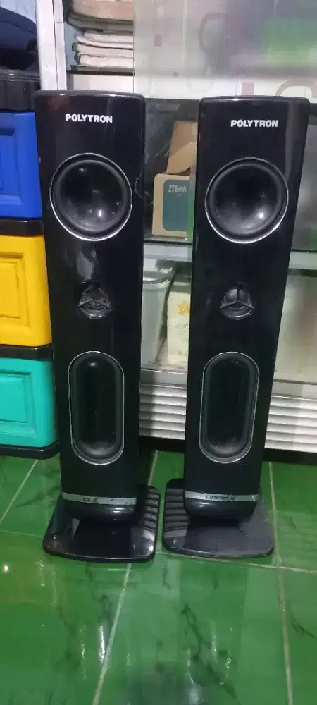 Sepasang Speaker Pasif Polytron Cinemax 32 Series Ori,Second