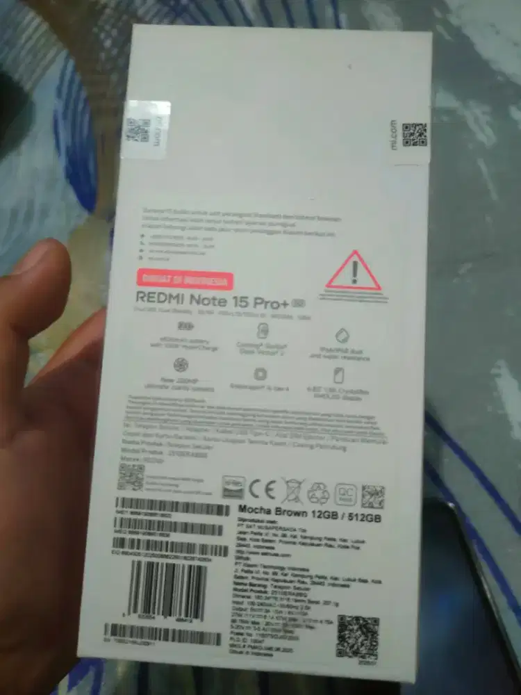 Redmi note 15 pro+ ram 12/513
