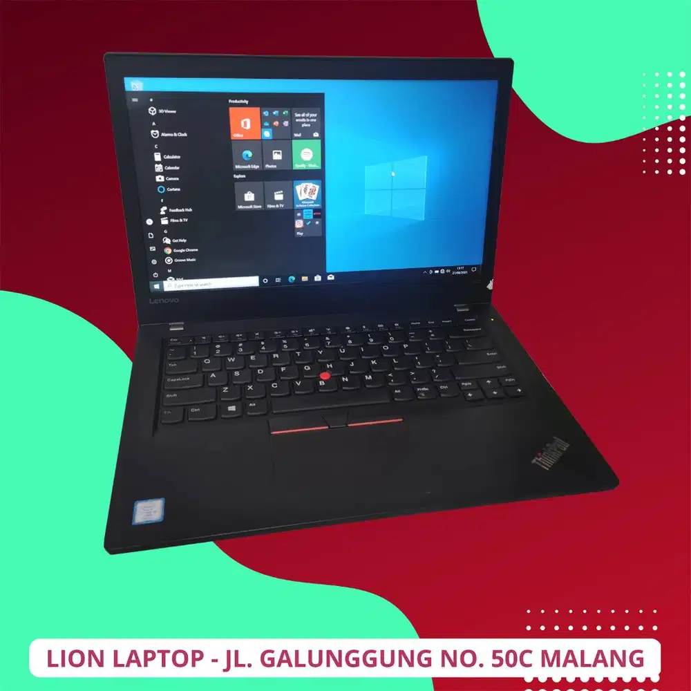 RAM 8GB Core i5 Gen7 Touchscreen SSD 256GB Lenovo Thinkpad T470 [08|06