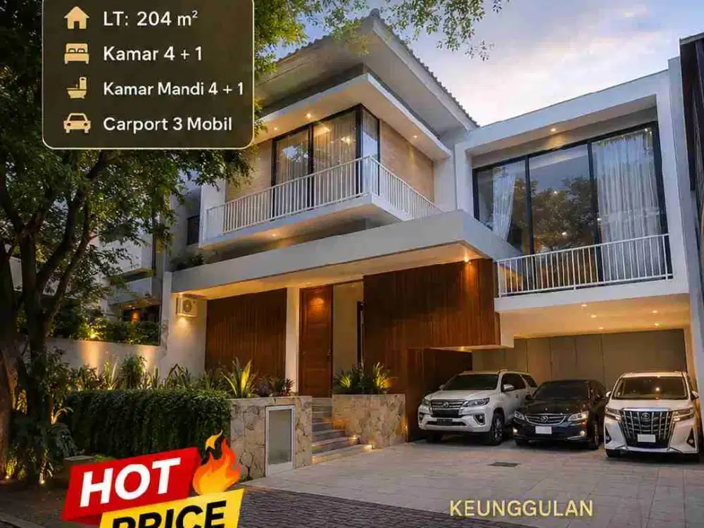 Kebayoran Symphony siap huni lingkungan asri adem nyaman Deket club house