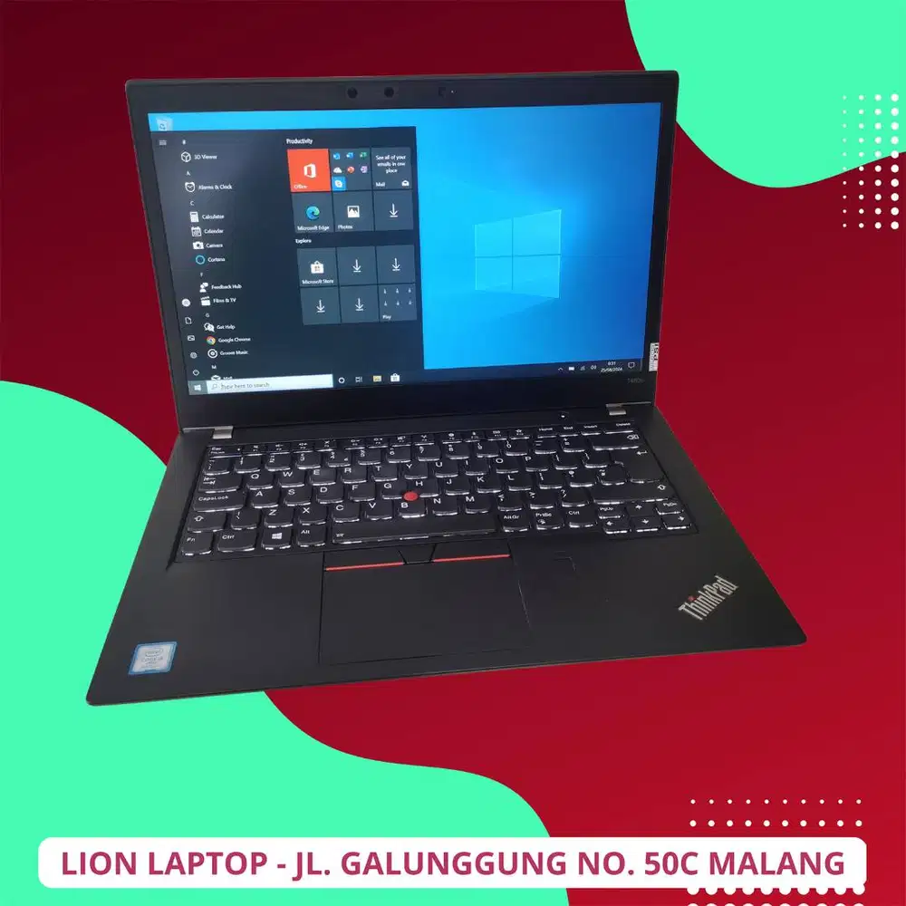 RAM 8GB Core i5 gen 8 Lenovo Thinkpad T480s SLIM [08|06]