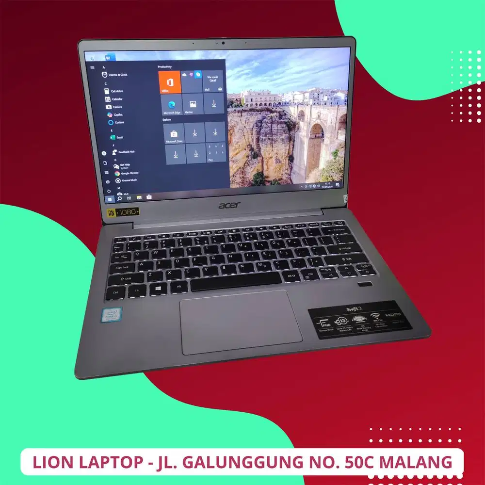 Super Slim Core i5 Gen 8 8/25 Acer Swift 3 SF313-51 [08|06]