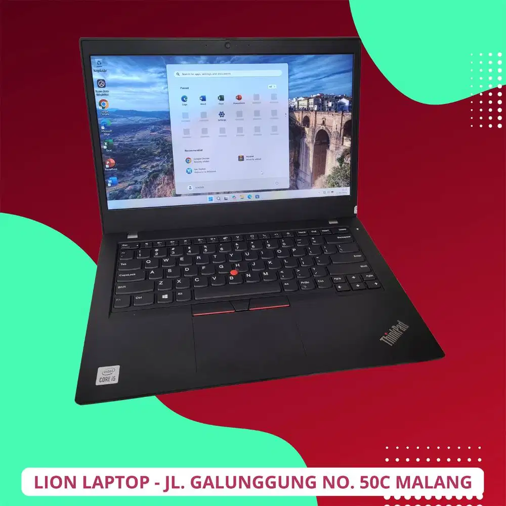i5 Gen 10 Murah RAM 8GB SSD 256GB Lenovo Thinkpad L14 [08|06]