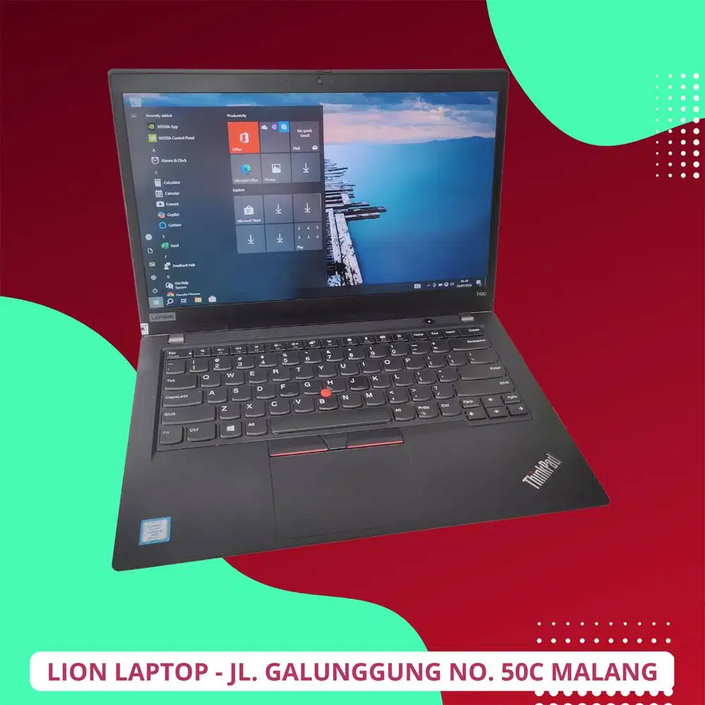 Double VGA NVIDIA Core i5 8/256 Slim Lenovo Thinkpad T490 [08|06]