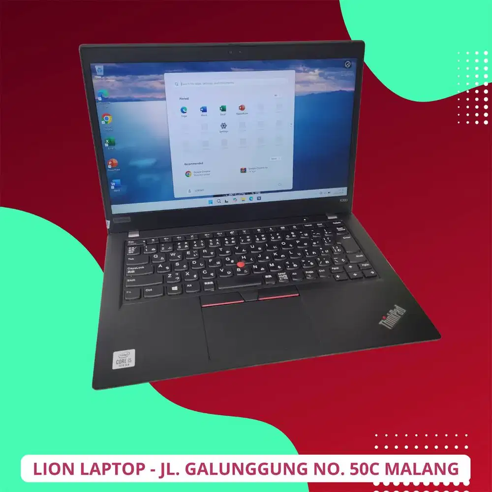 i5 GEN 10 Murah RAM 8GB Lenovo Thinkpad X390 [08|06]