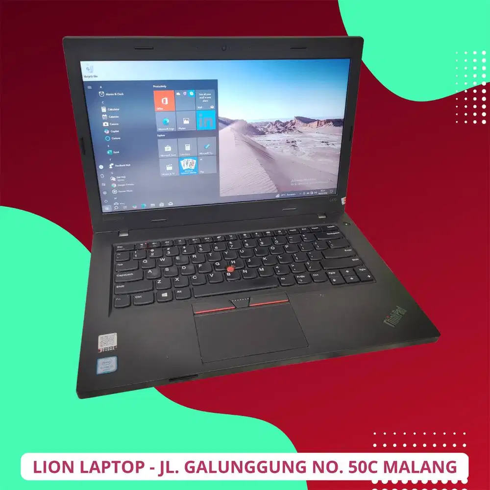 Double VGA Core i5 RAM 8 SSD Lenovo Thinkpad L470 [08|06]