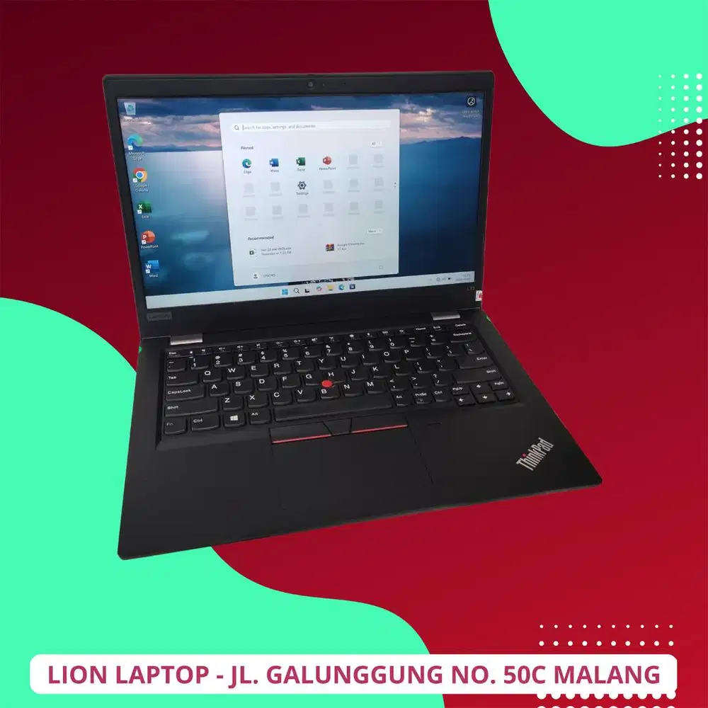 i5 Gen 10 Slim RAM 8GB SSD 256GB Lenovo Thinkpad L13 [08|06]