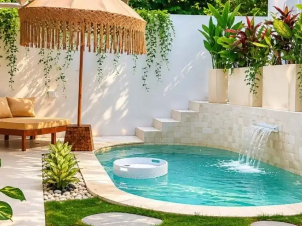 Freehold -  Exclusive 2-Bedroom Villa with Private Pool in Padonan, Canggu, Bali