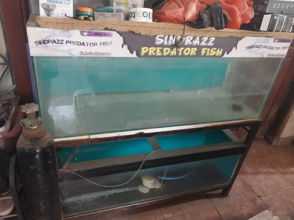 Aquarium Besar 2 susun panjang 1 meter