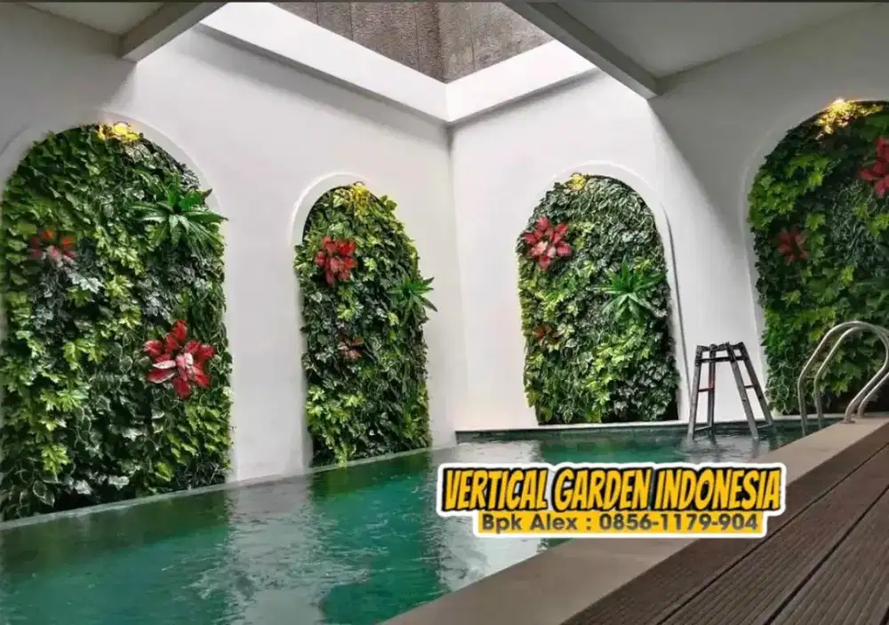 Vertical Graden Sintetis Daun