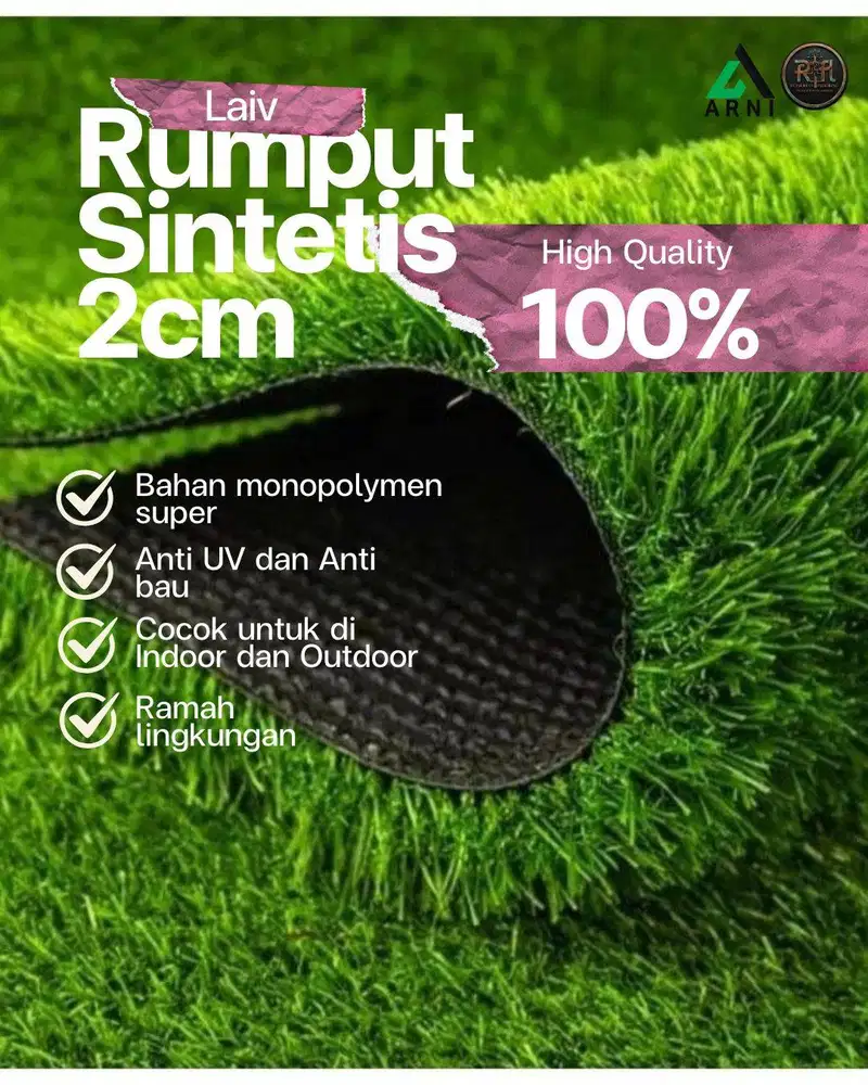 Karpet Rumput Sintetis by LAIV Swiss 2cm / Indoor Outdoor/ Modern