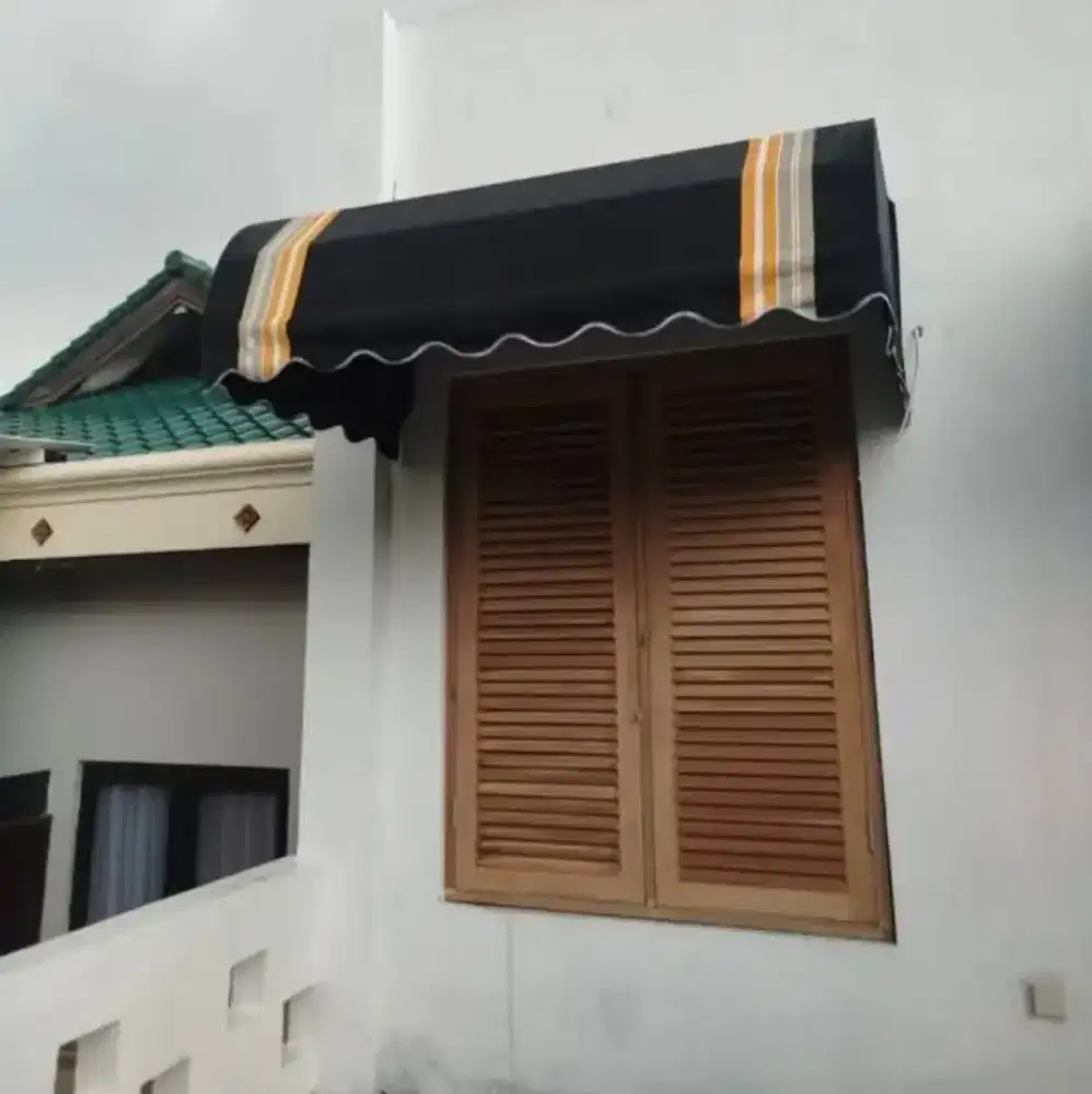 Kanopi kain awning pelindung panas dan hujan anti bocor