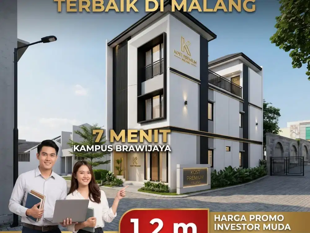 Dijual Kost Cluster Merjosari Malang Kawasan Kost Dekat UB Investasi Terjamin