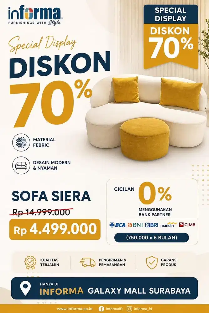 sofa siera beige