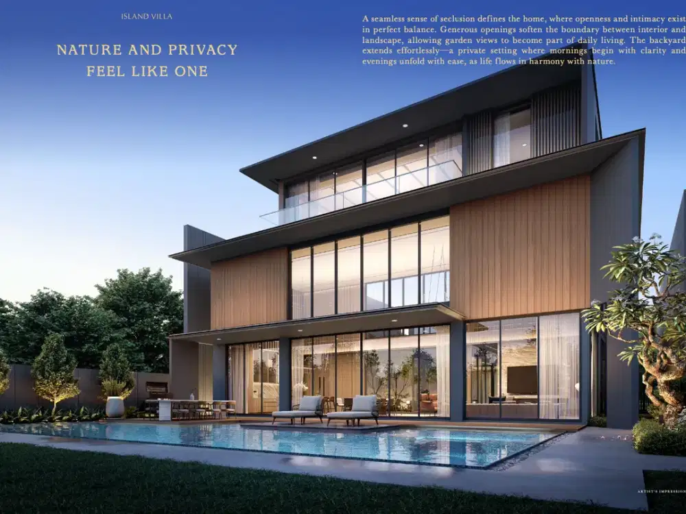 Island Villa NavaPark BSD | Promo Launch Disc 10% | Start From Rp69,5 M