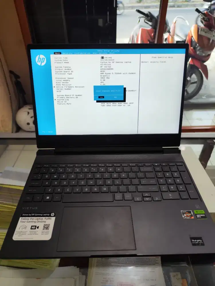 Hp victus 15 fb1013dx Minus