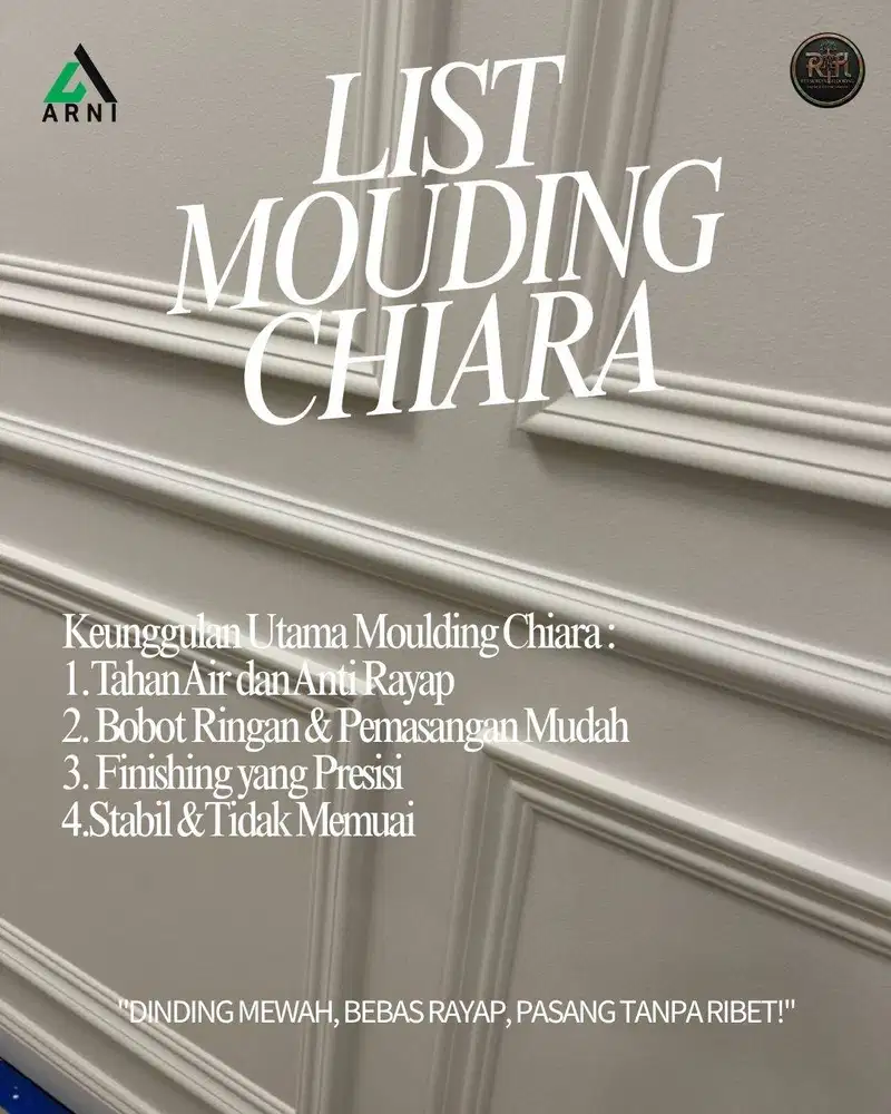 LIST MOULDING CHIARA/ DEKORASI DINDING/ MODERN