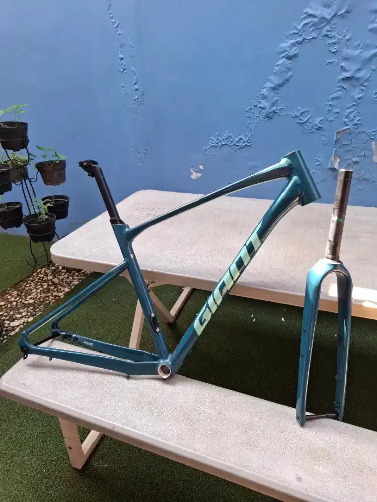 Frameset giant revolt 1 sepeda gravel size S