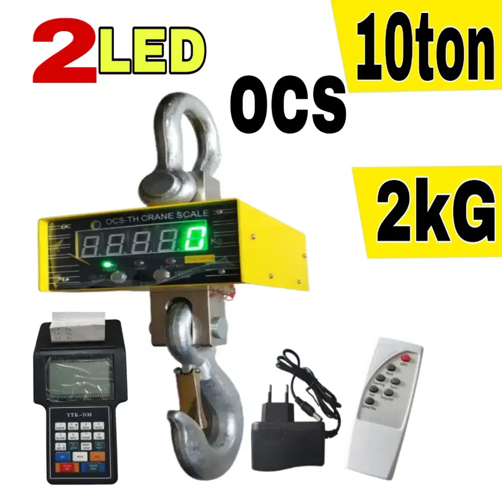 10ton Ocs 2led timbangan gantung 10000kg