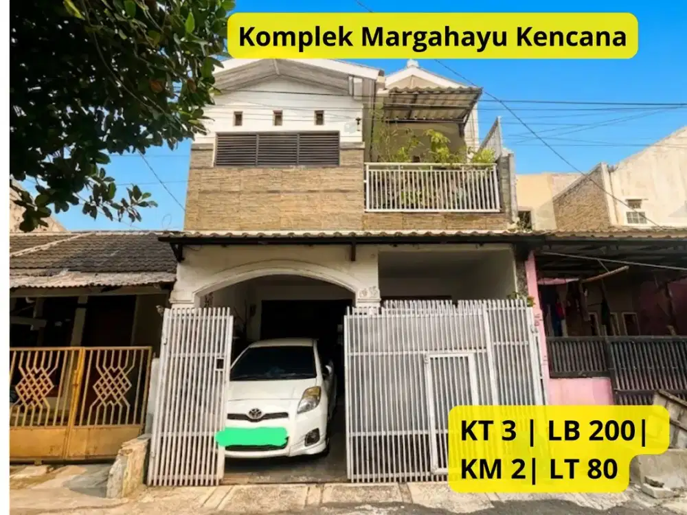Dijual Rumah Siap Huni Full Furnished di Margahayu Kencana 3 KT | LB ±200 m² | Include Furniture | Harga 900 Juta