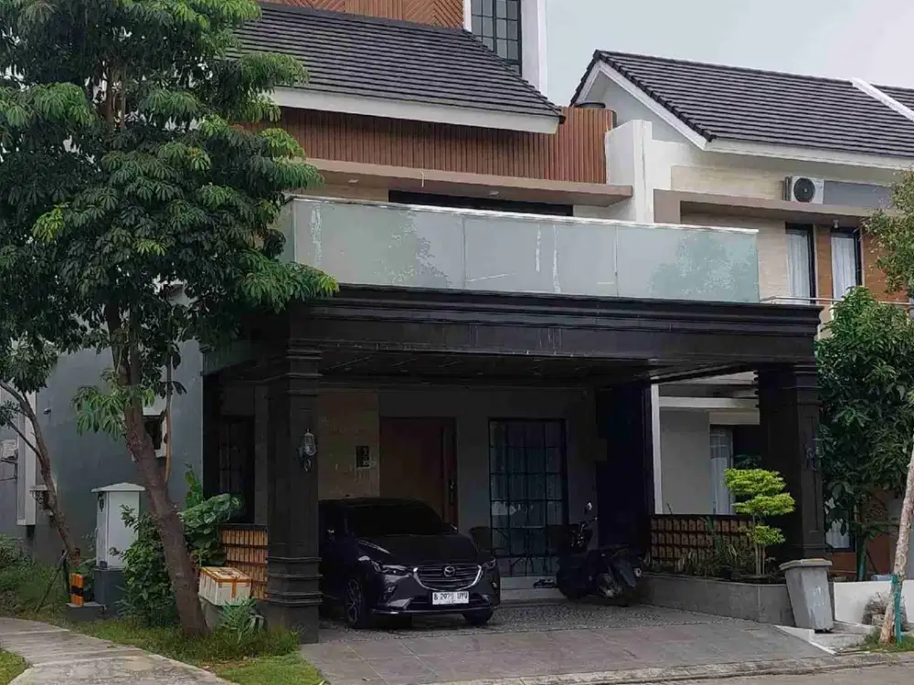 Jual Rumah Dalam Cluster Ada swimming Pool Harapan Indah Dua Bekasi Barat