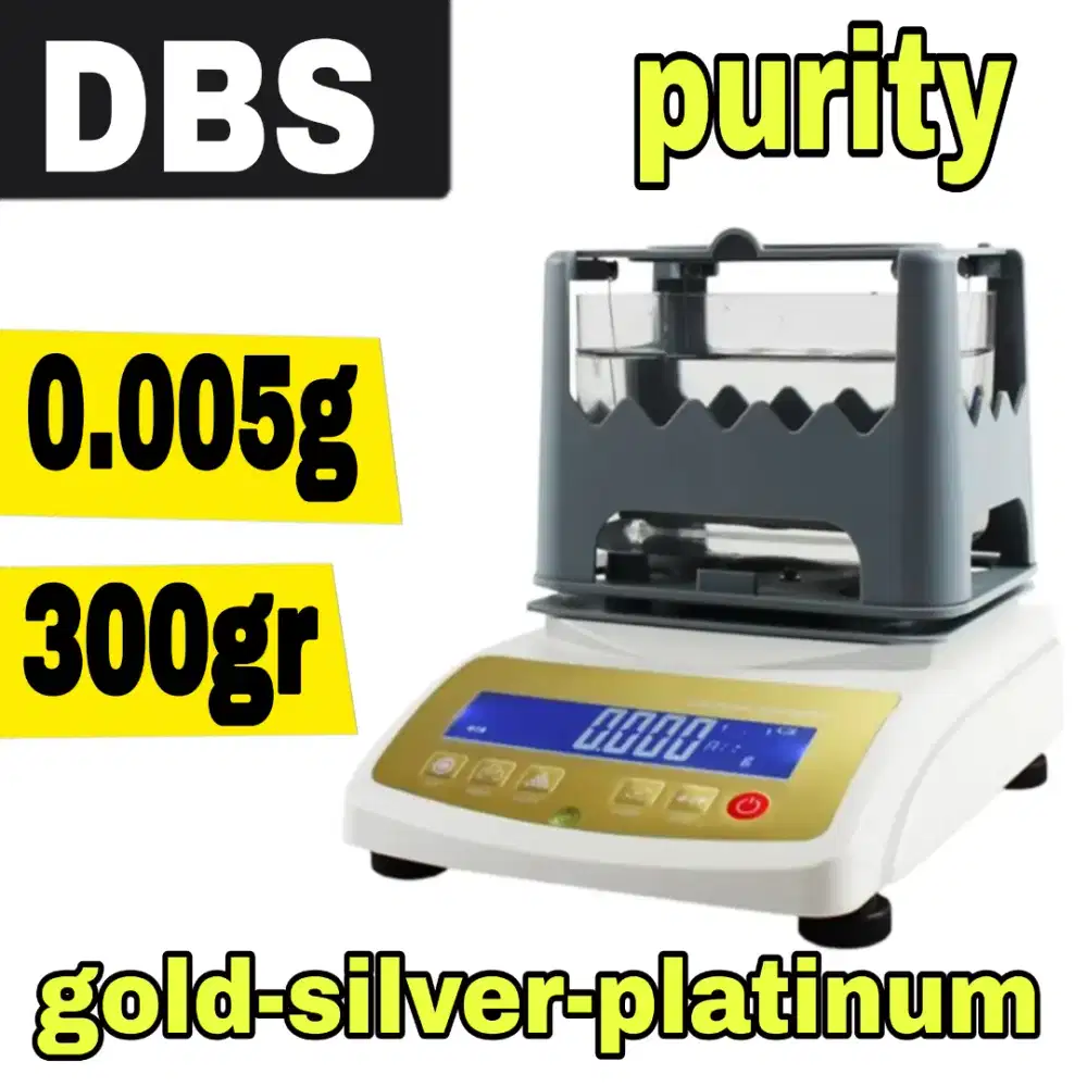 300gr 0.005g purity meter tester solid density balance 0,005gr