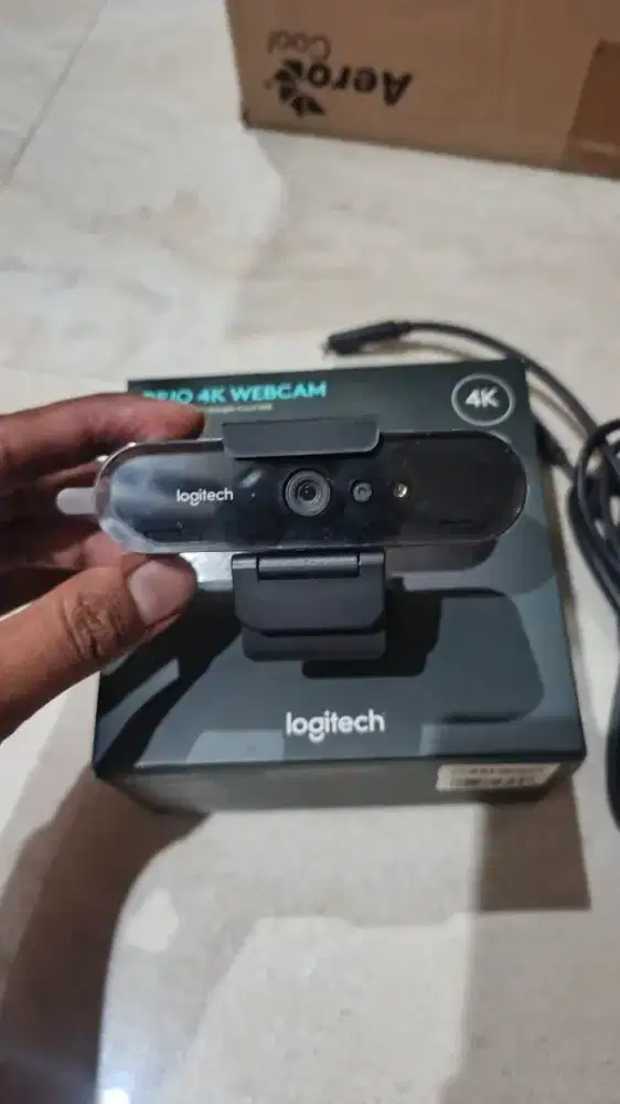 Dijual Logitech Brio 4K Ultra HD Webcam ( baru di pake 1-5x )