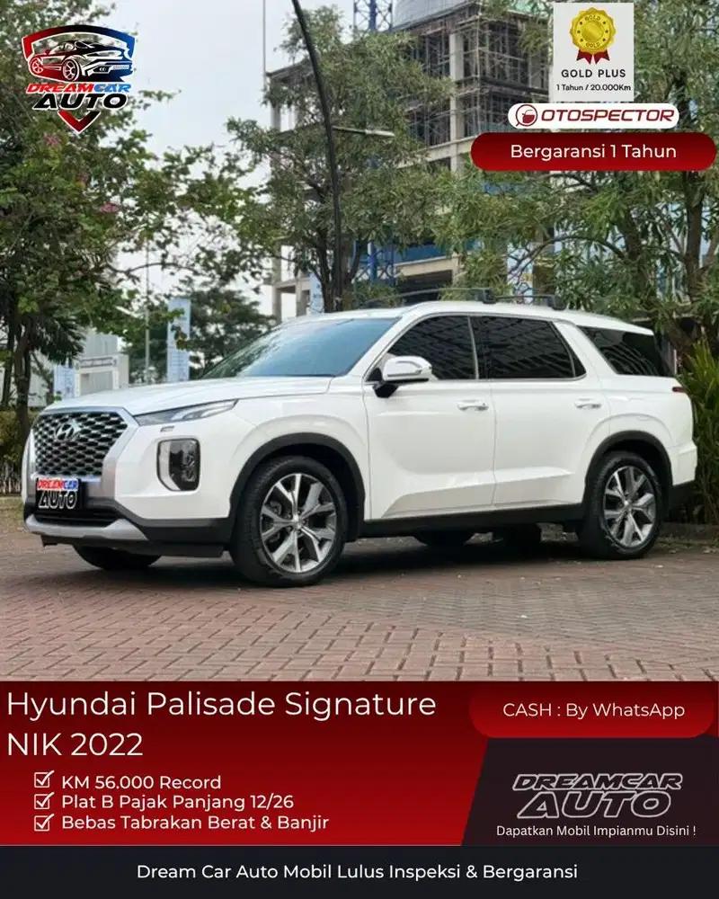 [ LOW KM 56rb ] Hyundai Palisade Signature 2WD 2022 Pre facelift