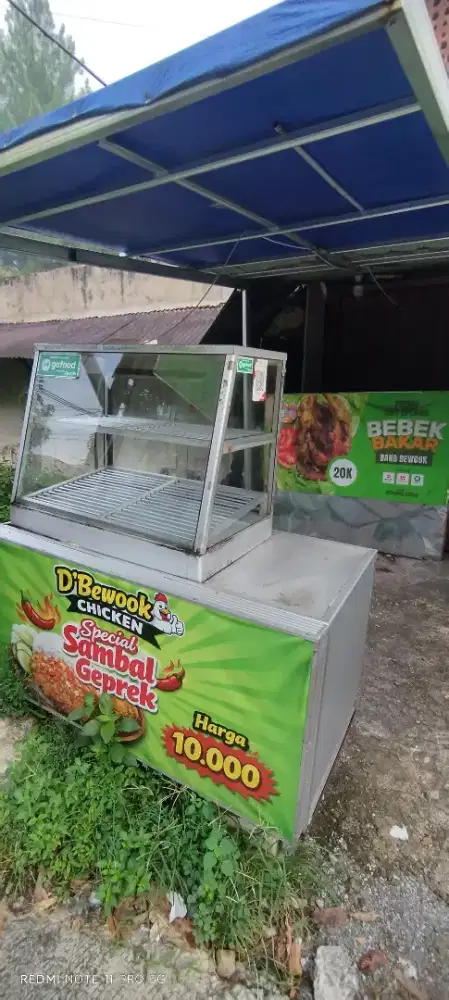 jual etalase fried chicken ex dkriuk