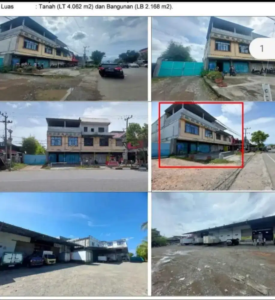 Dijual Segera Ruko dan Gudang di Banda Aceh