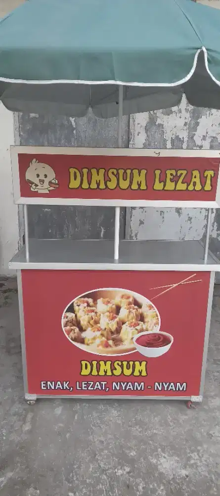 Gerobak jualan minuman/ makanan