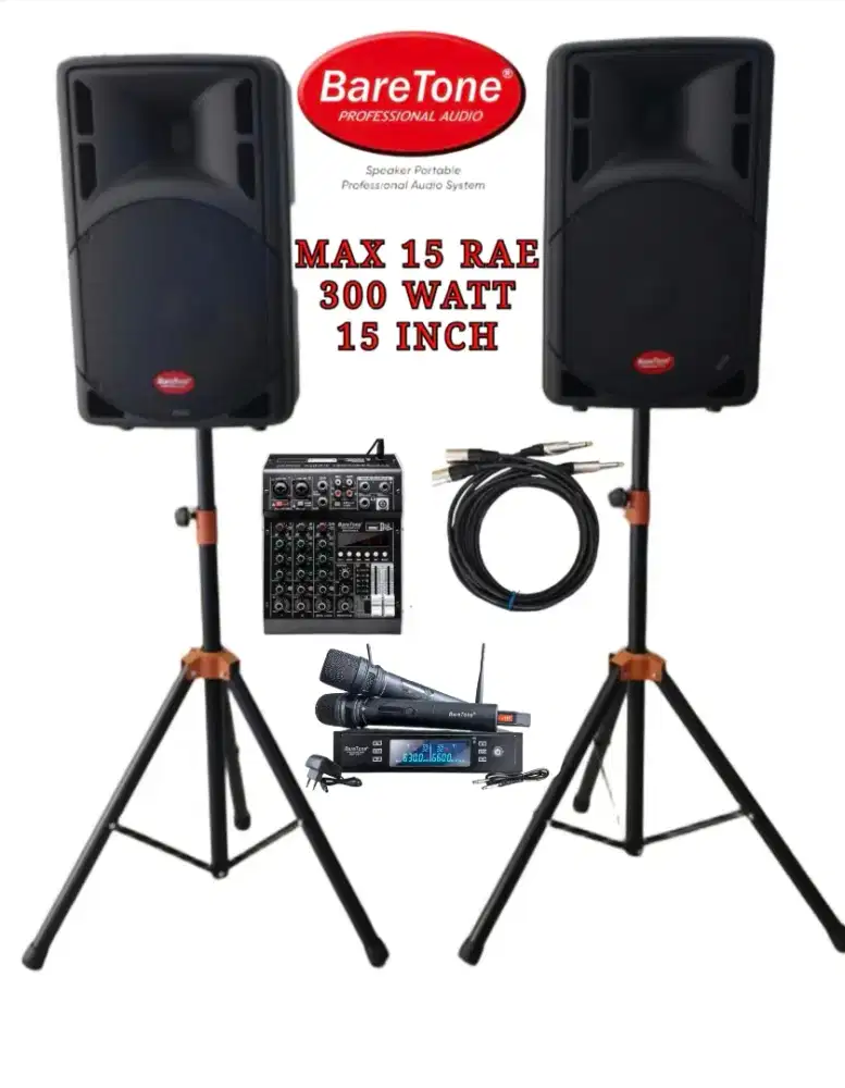 Baretone set komplit 15RAE 15 inch
