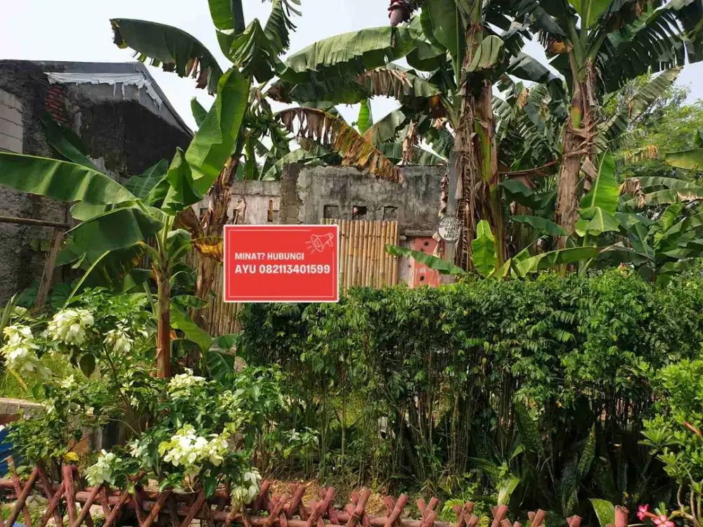 Jual cepat tanah dan bangunan 20 persen luas 100mtr di perumahan Aster 3 pagedangan nempel dgn BSD