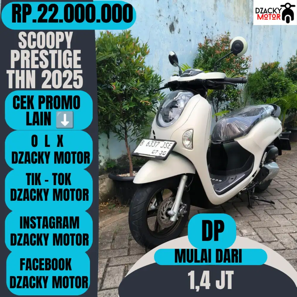 SCOOPY PRESTIGE THN 2025 SECOND LIKE NEW