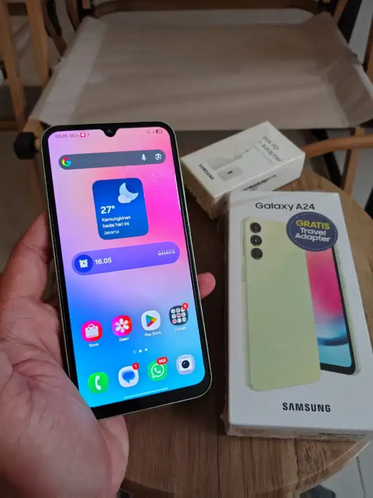 Samsung Galaxy a24 NFC Fullset Adapter Original