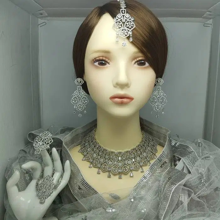 XL4 SET KALUNG INDIA CHOKER JEWELRY PERNIKAHAN WEDDING PREMIUM